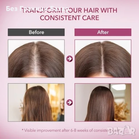 Нов Шампоан с лук и розмарин за растеж и сгъстяване на коса 500 мл грижа, снимка 5 - Продукти за коса - 51149639