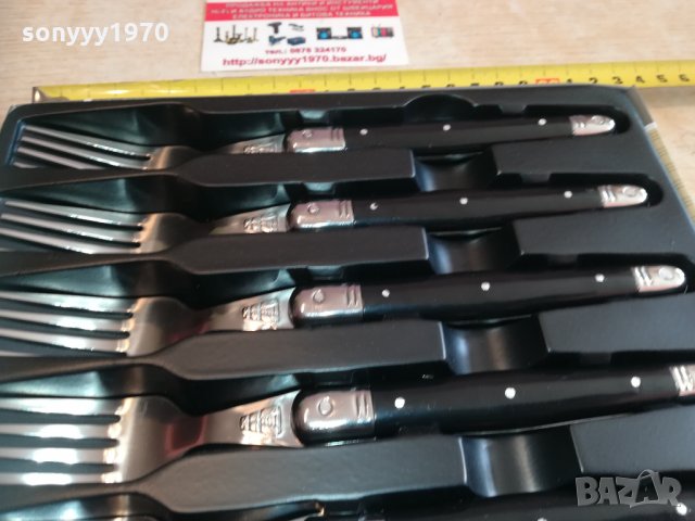 laguiole 6бр BLACK-вилици 1202211548, снимка 6 - Колекции - 31788185