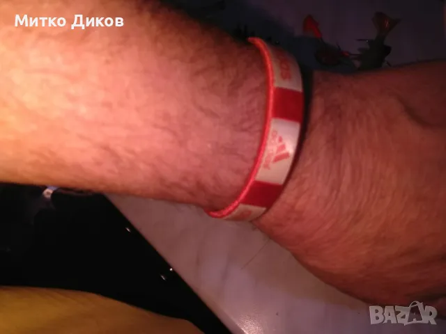 Верижка гривна нова маркова на Адидас промазан плат и метал, снимка 9 - Гривни - 48299404