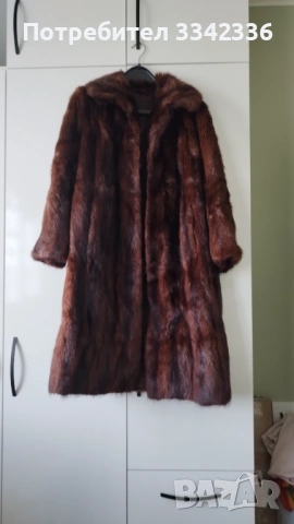 Дамско палто - Кафяво