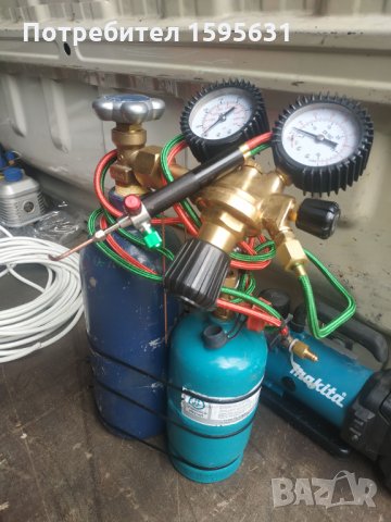 Преносим Мини оксижен на пропан бутан и кислород 450лв