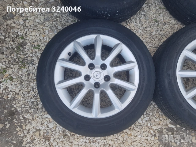 4бр. Алуминиеви джанти за Опел 16 цола, снимка 3 - Гуми и джанти - 54339060