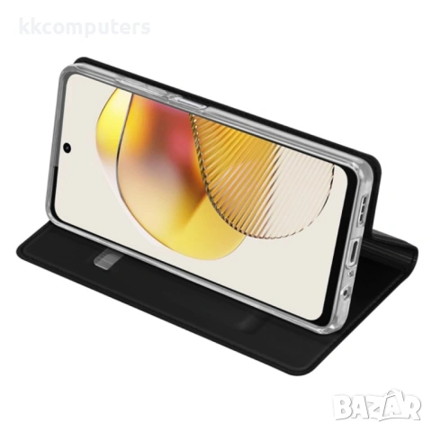 Motorola Moto G73 5G DUX DUCIS Кожен Калъф и Протектор, снимка 5 - Калъфи, кейсове - 53151214