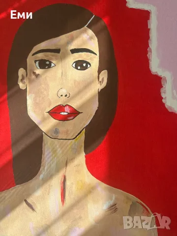 Абстрактна картина 50х70, снимка 8 - Картини - 36997936