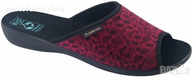 Дамски чехли ADANEX бордо 36/41