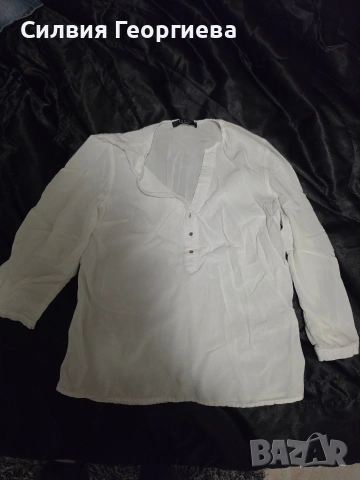 Дамска бяла риза 