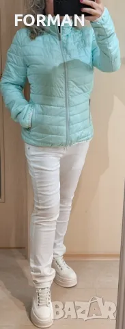 Преходно яке в цвят мента , снимка 10 - Якета - 49592426