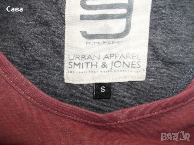 Тениски JACK&JONES   мъжки,С и М   /черна,сива,сьомга/ , снимка 10 - Тениски - 33522882