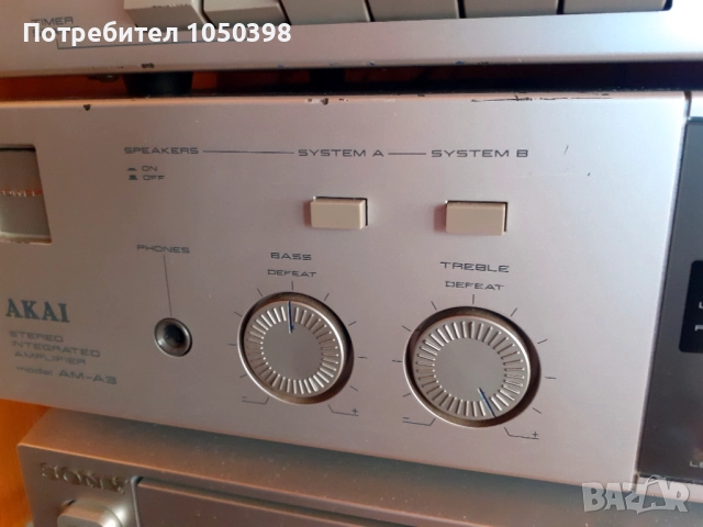 Уникален сет AKAI AM-A3 усиловател и дек HX-A2- Идеална работа. ПРОМОЦИЯ, снимка 7 - Декове - 52990301