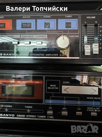 Стерео уредба SANYO, снимка 3 - Аудиосистеми - 56533492