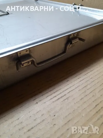 Соц Стара Хром Неръждаема Тава Съд Тегло 7.200кг., снимка 5 - Антикварни и старинни предмети - 48745327