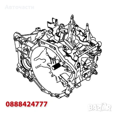 6-степенна ръчна скоростна кутия - Jeep Compass/Patriot/Mitsubishi Outlander - 2.0 D 4x4 (2006 г.+), снимка 4 - Части - 54241016