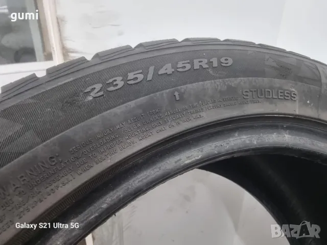 2бр зимни гуми 235/45/19 NEXEN L02740 , снимка 4 - Гуми и джанти - 49684050