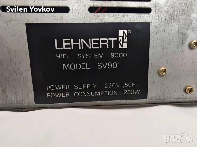 Продавам висок клас ретро усилвател Lehnert sv901, снимка 8 - Ресийвъри, усилватели, смесителни пултове - 49797440