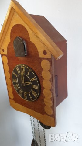 Маяк стенен часовник с кукувица кукувичка 80те, снимка 5 - Антикварни и старинни предмети - 44261158