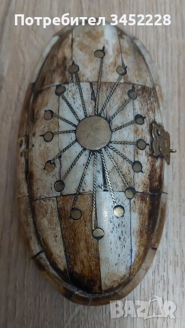 кутийка от кост и месинг за колекционери , снимка 5 - Антикварни и старинни предмети - 52776532