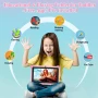 Детски таблет с WIFI, двойна камера, сензорен екран, удароустойчив калъф, родителски контрол, 3-7 г, снимка 3