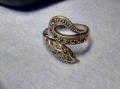 ЗМИЕВИДЕН МАРКОВ МАРКАЗИТЕН СРЕБЪРЕН ПРЪСТЕН СРЕБРО 925 с БЛЕСТЯЩИ ФАСЕТИРАНИ МАРКАЗИТИ 47472, снимка 9