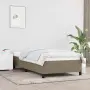 vidaXL Рамка за легло без матрак, таупе, 90x190 см, плат, снимка 2