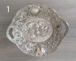 Метално ажурно плато /фруктиера/ за плодове, сладки..., снимка 2