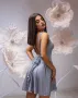 Сива дамска рокля 🎀, снимка 2