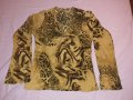 Блуза в леопардов десен С/М, снимка 1 - Блузи с дълъг ръкав и пуловери - 31212231