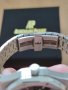 Нов Мъжки Часовник AP Audemars Piguet Сребрист с Черно Лице Механичен Автоматичен Самонавиващ, снимка 6