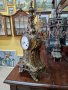 Красив голям антикварен френски бронзов каминен часовник , снимка 5