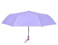 Автоматичен лилав чадър за дъжд с метална дръжка 32 см, снимка 2