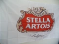 Ново Знаме на бира Stella Artois бяло Стела Артоа бирария студена наливна халби белгийска пивка бар , снимка 1