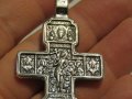 сребърен синджир с сребърно кръстче с Исус Христос и вси светии, снимка 10