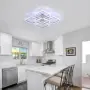 Модерен квадратен LED плафон 56 x 56 см с дистанционно, снимка 4