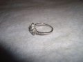 ИЗЯЩЕН НЕЖЕН СРЕБРИСТ ПРЪСТЕН с КРАСИВО ФАСЕТИРАНИ ЦИРКОНИ 27591, снимка 4