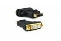 Преходник от DisplayPort към DVI F 24+5 Digital One SP00121 Адаптер DP to DVI D F gold plated