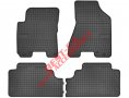 Висококачествени гумени стелки FROGUM Hyundai Tucson/KIA Sportage 2002 - 2010 4 части черни