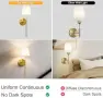 Смарт LED аплик за стена на батерия 10000 mAh с дистанционно, 3 цветни температури и димиране, 1, снимка 4