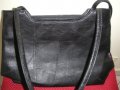 Нова Кожена чанта Дамска чанта Черна чанта Отличен подарък, снимка 2