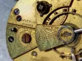 IMPROVED PATENT ENGLISH LEVER. МЕХАНИЗЪМ от СТАР ВИКТОРИАНСКИ ДЖОБЕН ЧАСОВНИК РИМСКИ ЦИФЕРБЛАТ 12602, снимка 5