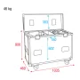 Кейс Showtec Case for 2x Phantom 12R Hybrid, снимка 4