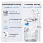 Автоматичен електрически фонтан с функция диспенсър за вода, за домашни любимци, снимка 3