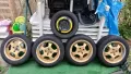 Джанти 7Jx15H2 4x100(PCD), д.ц.о 57.1мм с гуми 195/55 R15, плюс резервна гума!, снимка 1