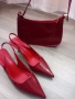 Чанта и обувки в бордо, снимка 1
