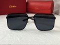 Cartier висок клас мъжки слънчеви очила с дървени дръжки, снимка 2