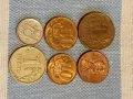 Шест монети от цял свят РУСИЯ, АМЕРИКА, НЕДЕРЛАНДИЯ за КОЛЕКЦИЯ ДЕКОРАЦИЯ 26456, снимка 1