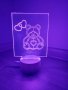 Нова 3D лампа Мече със сърце + дистанционно (16 цвята), снимка 10