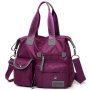 Дамска чанта Jingping Purple, снимка 1 - Чанти - 40330154