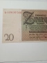ГЕРМАНИЯ БАНКНОТА 20 РАЙХСМАРКИ 1929 Г , снимка 2