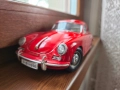 BBURAGO метална колекционерска количка PORSCHE 356B COUPE 1961г. 1:18, снимка 1