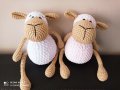 Плетена играчка овца амигуруми, снимка 4