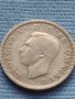 Сребърна монета 0.500 проба 6 пенса 1945г. Великобритания крал Джордж шести 40396, снимка 7